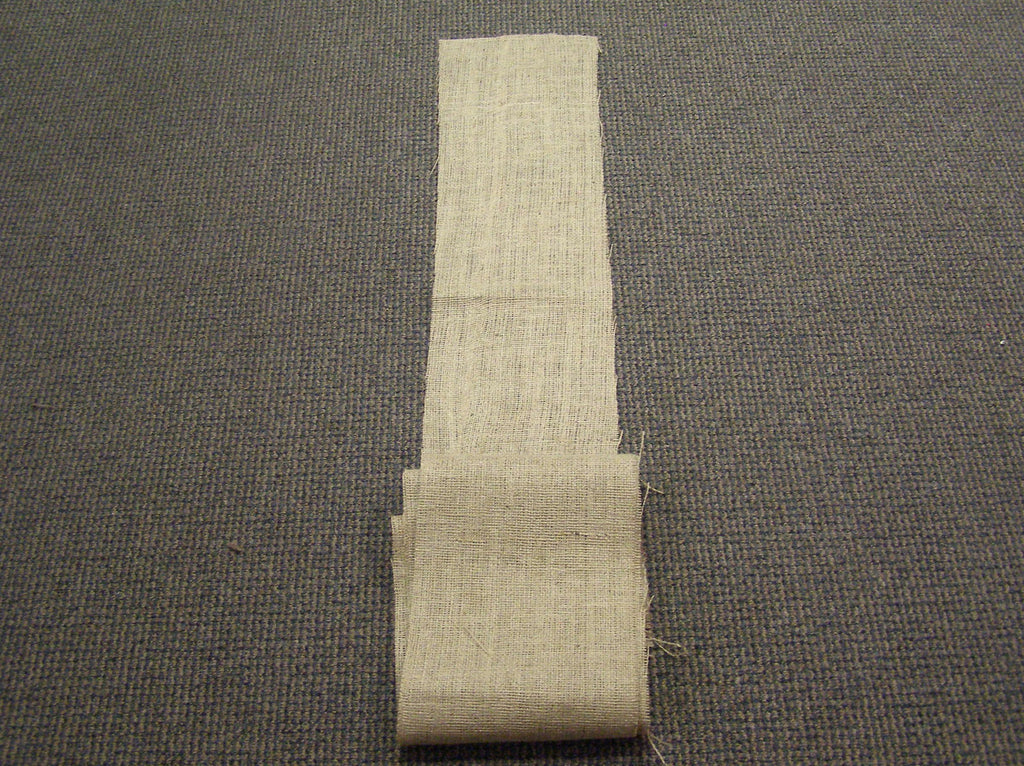 burlap strip