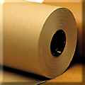 rolls of brown kraft paper