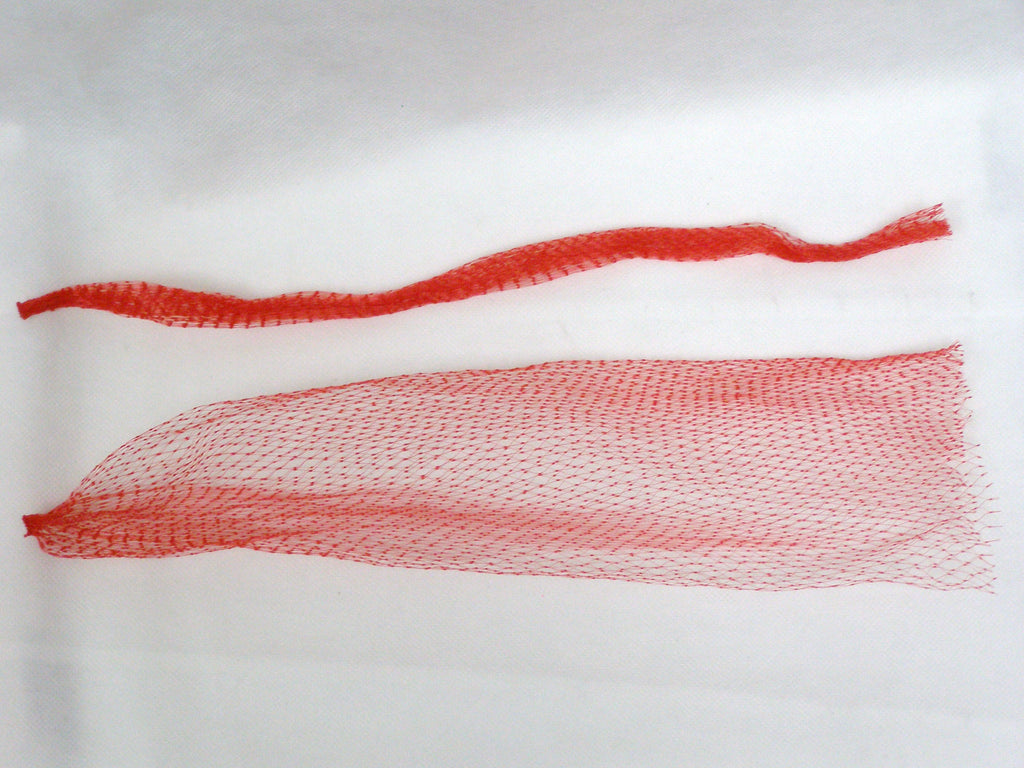 stretch red netting bags
