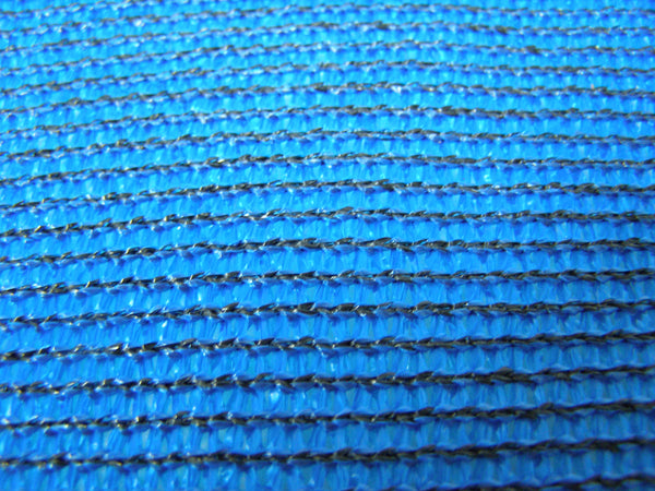 blue privacy fence screen fabric