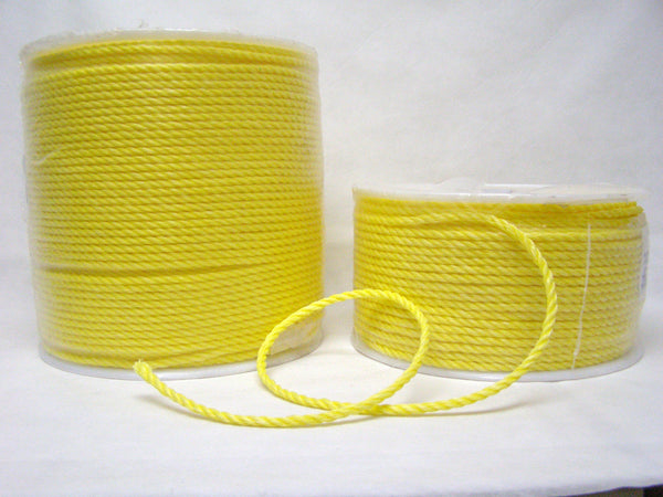 1/4" yellow polypro rope