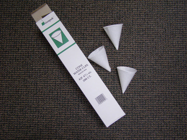 4.5 oz paper cone cups