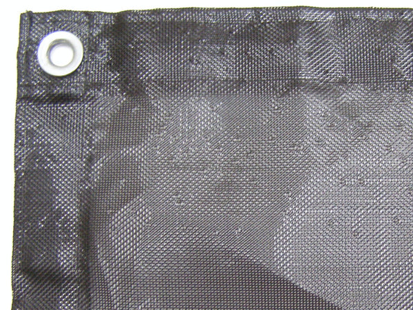 black 80% polypro shade tarp