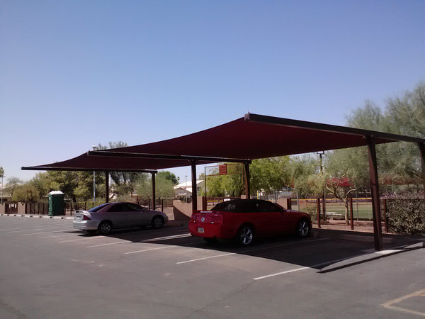shade covered carport