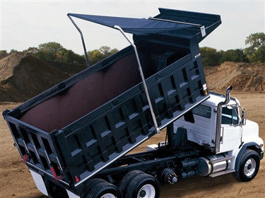 electric tarp system with arms