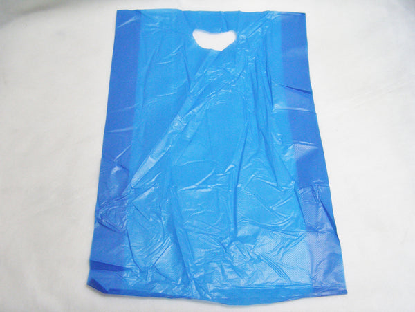 blue color plastic merchandise/shopping bag