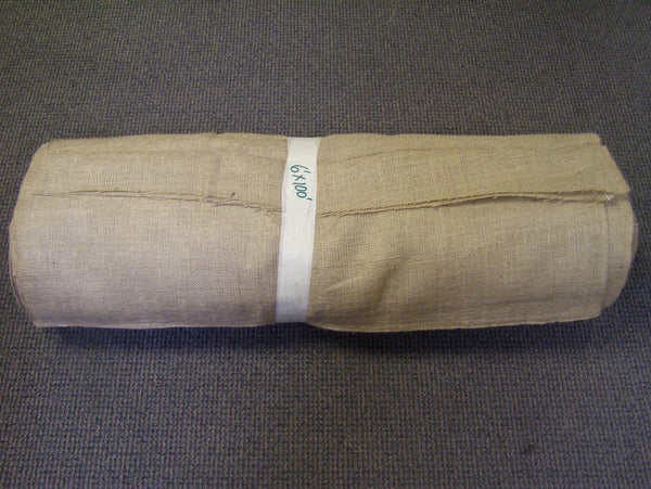 folded burlap fabric