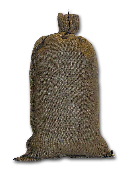 burlap sand bags