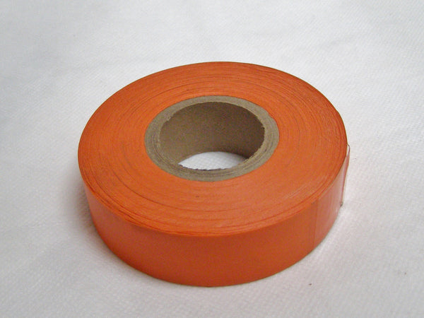orange surveyors tape