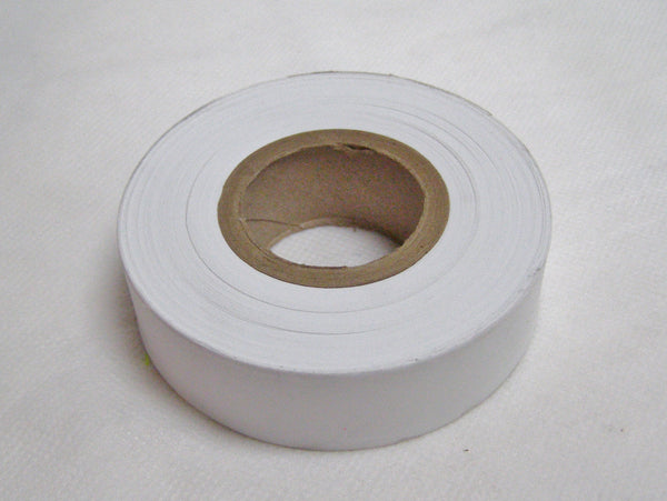 white surveyors tape