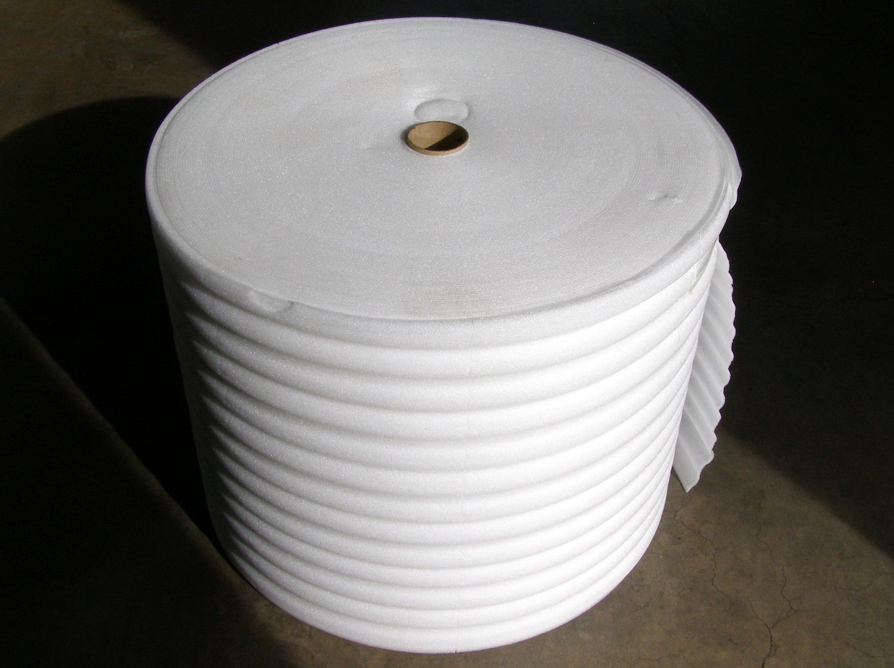 Packaging Foam Roll - 3/32 x 60 x 750', White