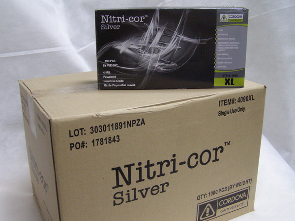 case of nitrile gloves