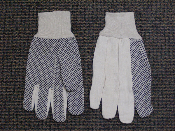 cotton glove with polka dots
