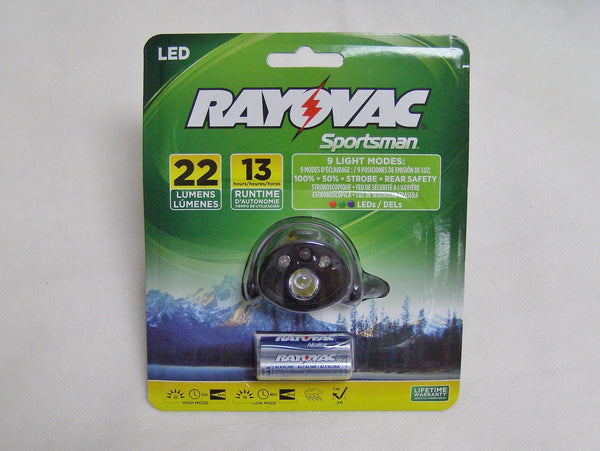 Ray O Vac LED head light flashlight