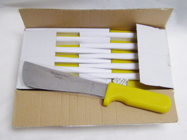 case of stainless steel harvesting knives
