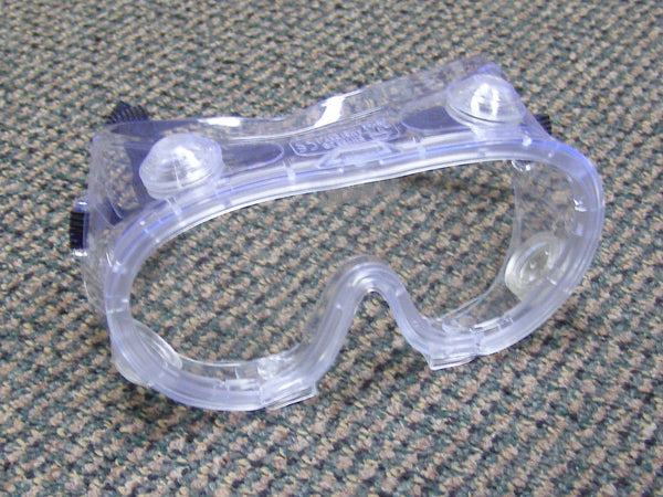 clear safety goggles