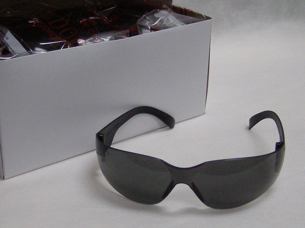 box of tinted Bulldog safety glasses