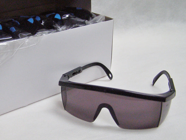 box of tinted Integra safety glasses