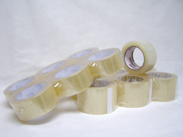 sleeve of 2" clear carton sealing tape