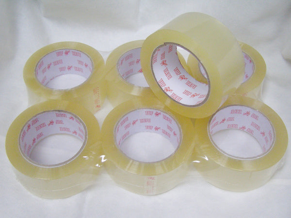 sleeve of 2" clear Tara carton sealing tape