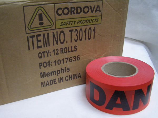 case of economy DANGER tape