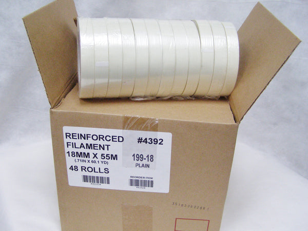 case of 3/4" filament tape