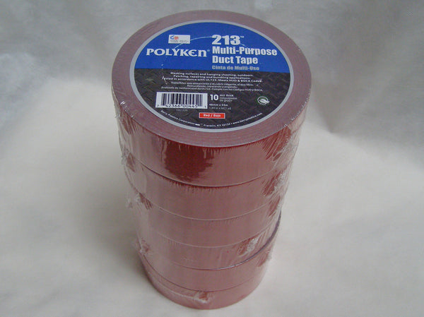 sleeve of Polyken 213 red duct tape